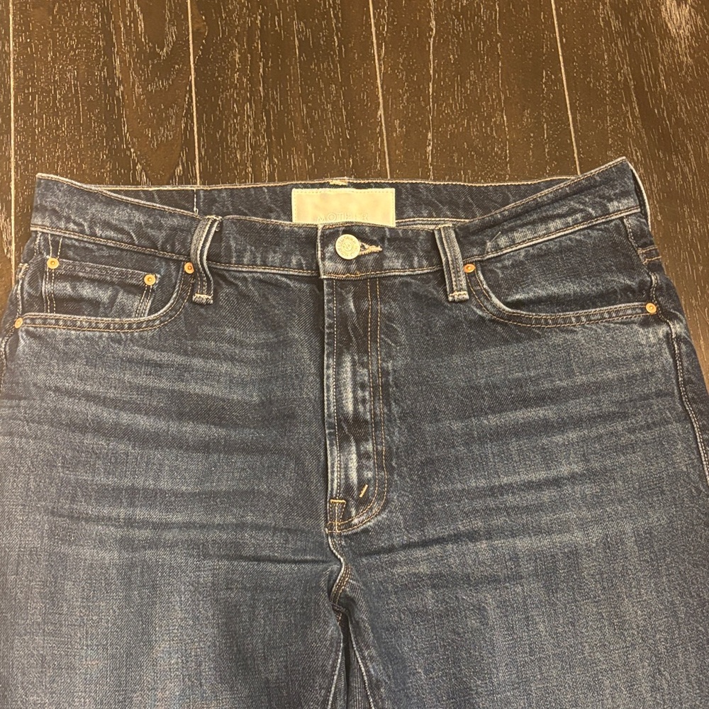 MOTHER Dark Blue Women's Jeans - Picture 6 of 8